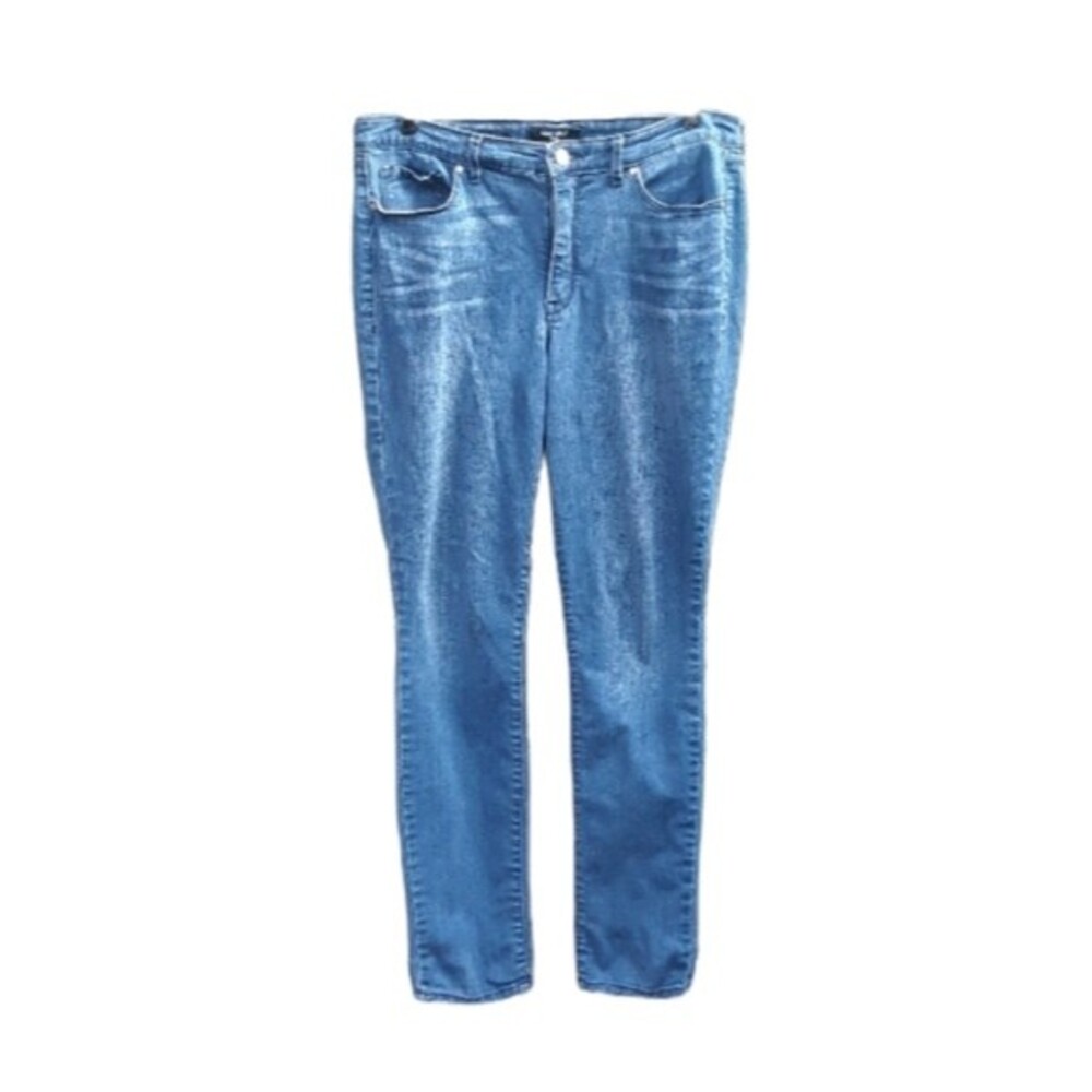 JONES NY HIGH RISE Y2K Straight CIGARETTE JEANS PANTS  SIZE 10
